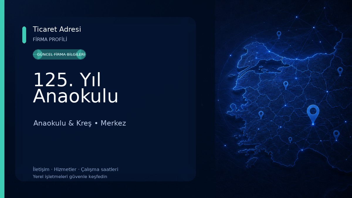 125. Yıl Anaokulu Anaokulu & Kreş