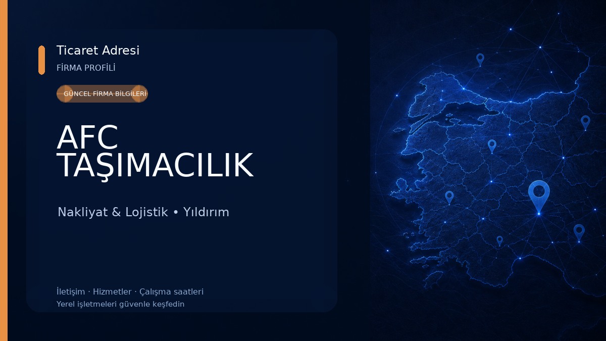 AFC TAŞIMACILIK Nakliyat & Lojistik