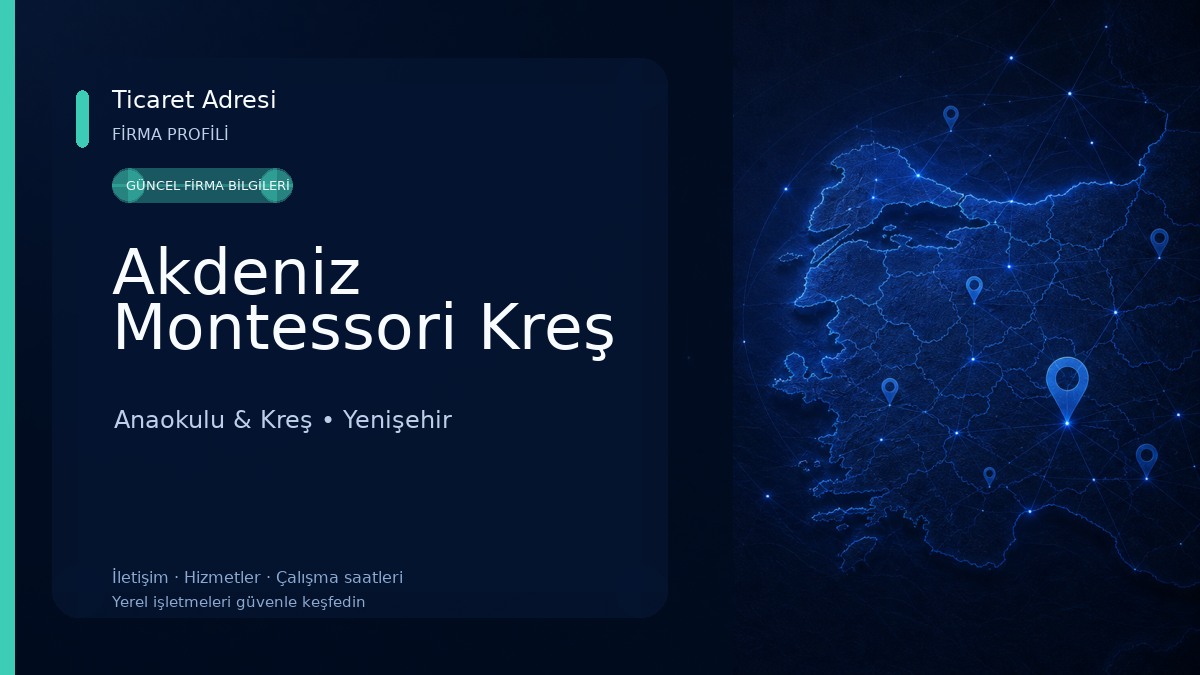 Akdeniz Montessori Kreş 