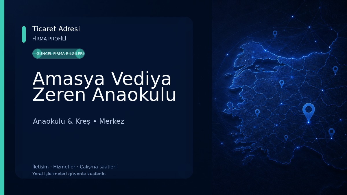 Amasya Vediya Zeren Anaokulu Anaokulu & Kreş