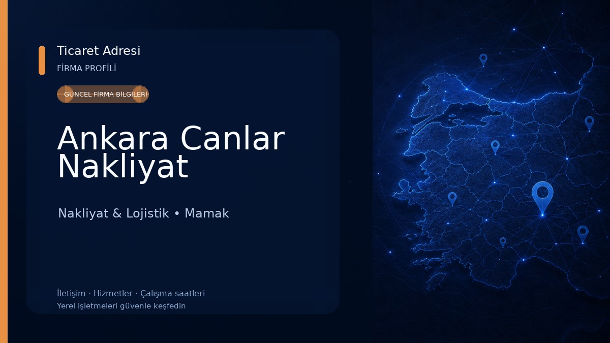 Ankara Canlar Nakliyat Nakliyat & Lojistik