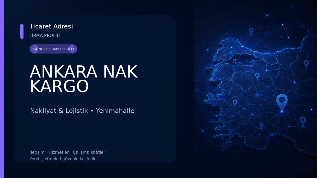 ANKARA NAK KARGO Nakliyat & Lojistik