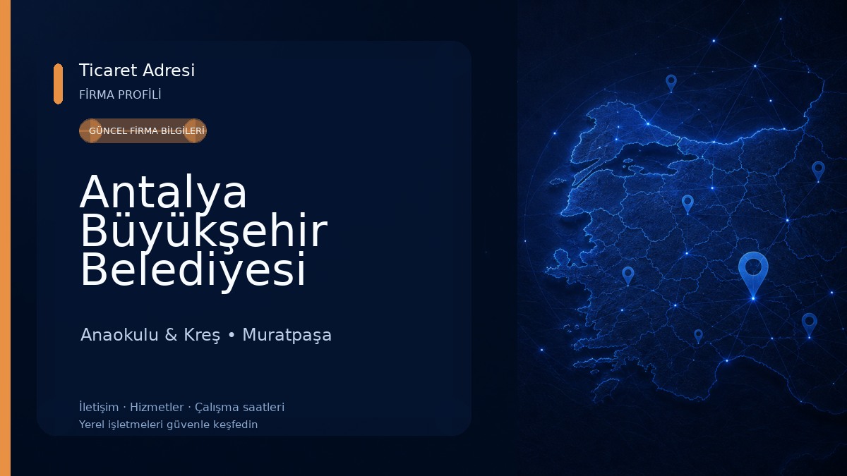 Antalya Büyükşehir Belediyesi Anaokulu