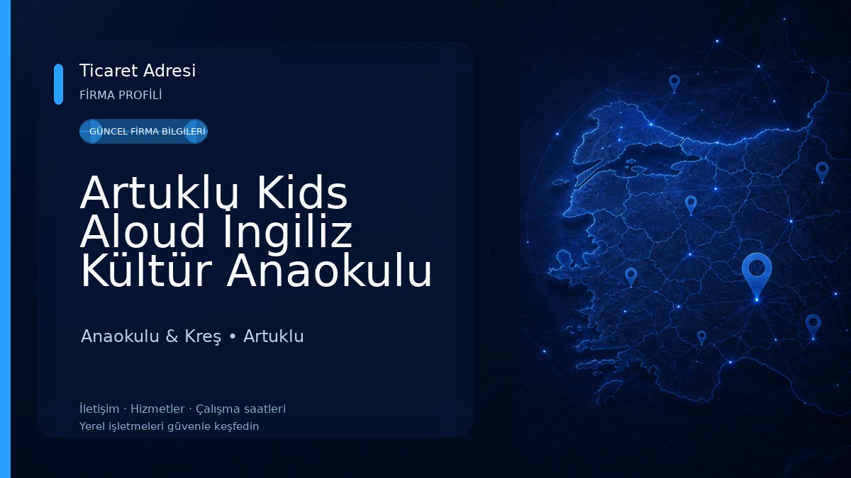 Artuklu Kids Aloud İngiliz Kültür Anaokulu Anaokulu & Kreş