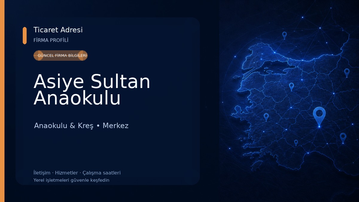 Asiye Sultan Anaokulu Anaokulu & Kreş
