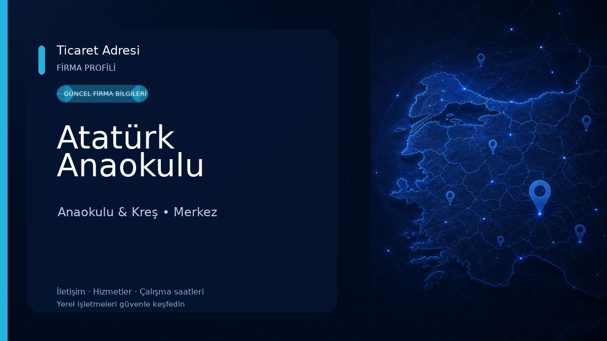 Atatürk Anaokulu Anaokulu & Kreş
