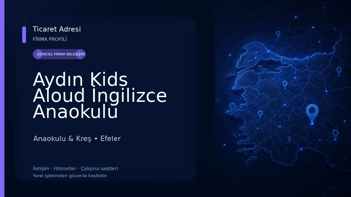 Aydın Kids Aloud İngilizce Anaokulu Anaokulu & Kreş