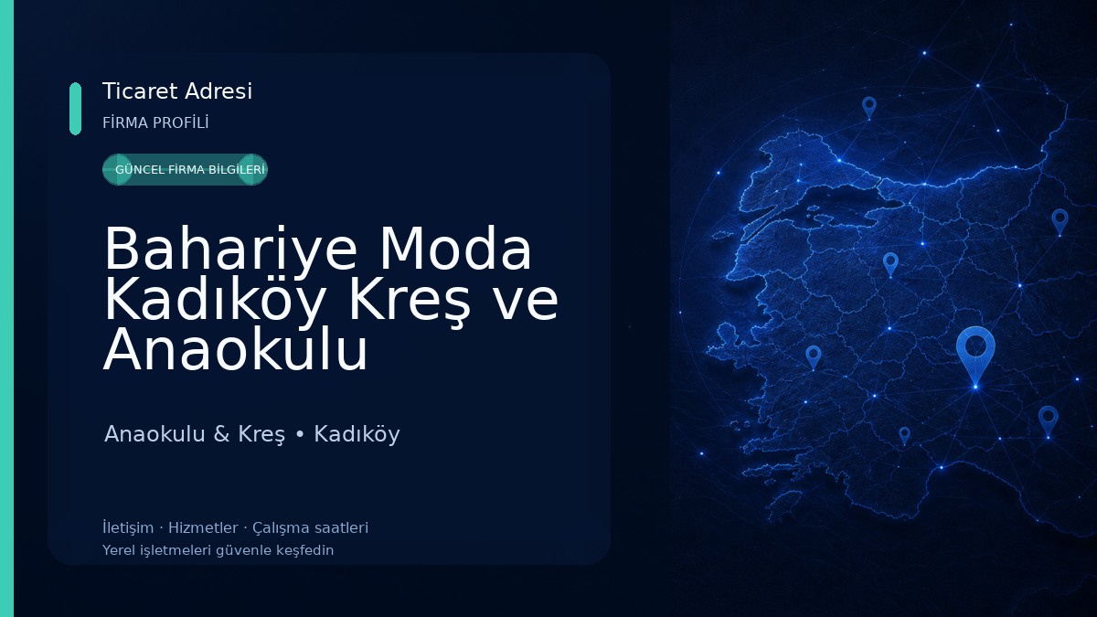 Bahariye Moda Kadıköy Kreş ve Anaokulu 