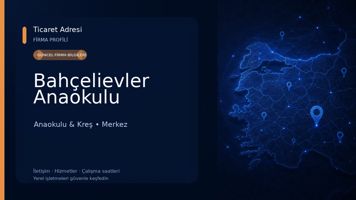 Bahçelievler Anaokulu Anaokulu & Kreş