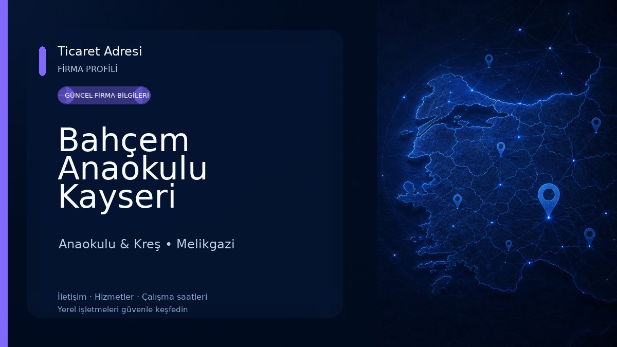 Bahçem Anaokulu Kayseri Anaokulu & Kreş