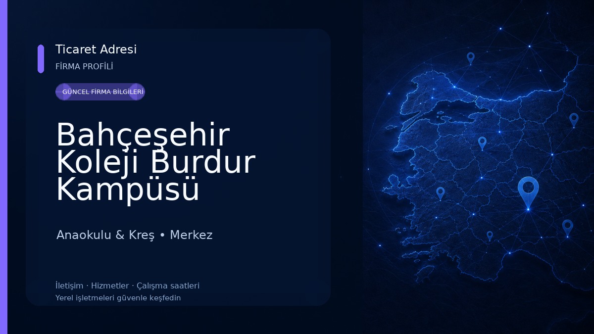 Bahçeşehir Koleji Burdur Kampüsü Anaokulu & Kreş