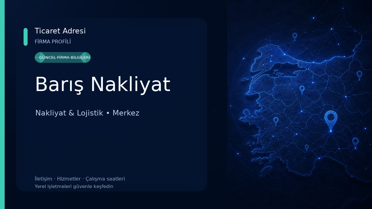Barış Nakliyat Nakliyat & Lojistik
