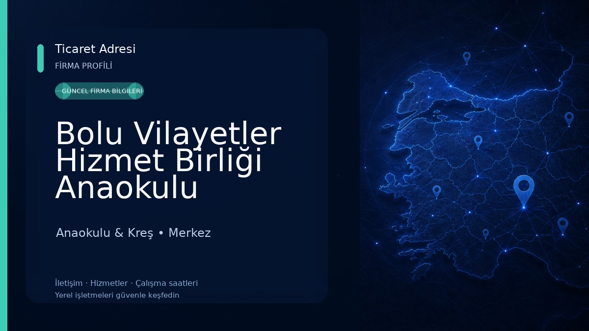 Bolu Vilayetler Hizmet Birliği Anaokulu 
