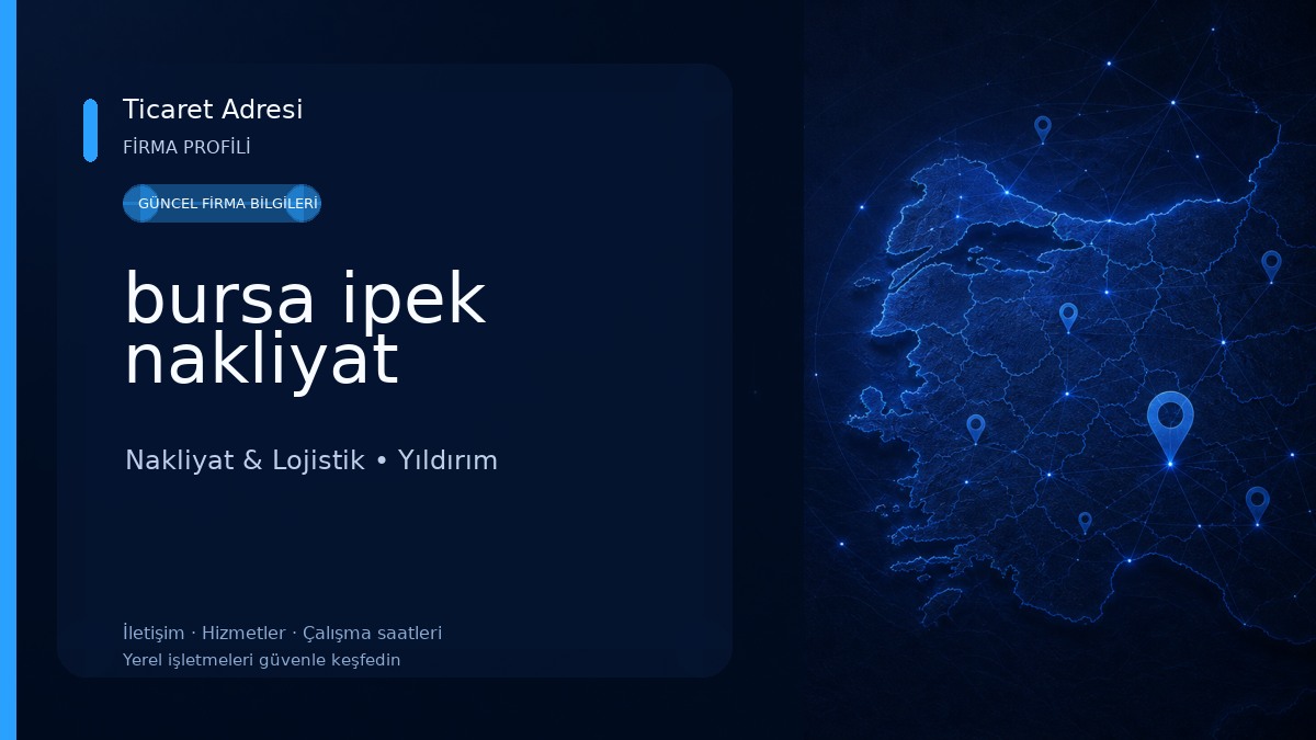 bursa ipek nakliyat Nakliyat & Lojistik