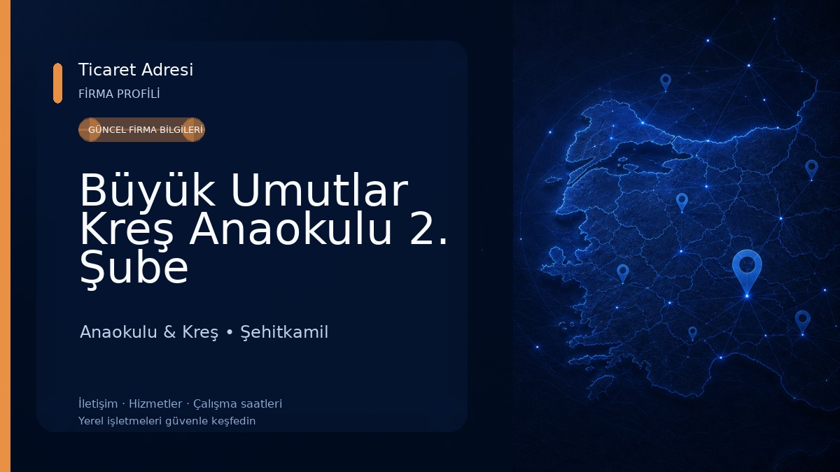 Büyük Umutlar Kreş Anaokulu 2. Şube Anaokulu & Kreş