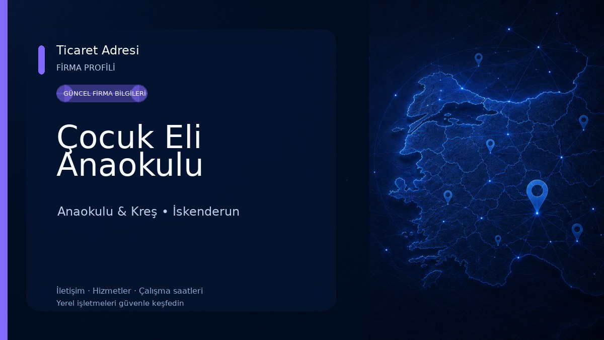 Çocuk Eli Anaokulu Anaokulu & Kreş
