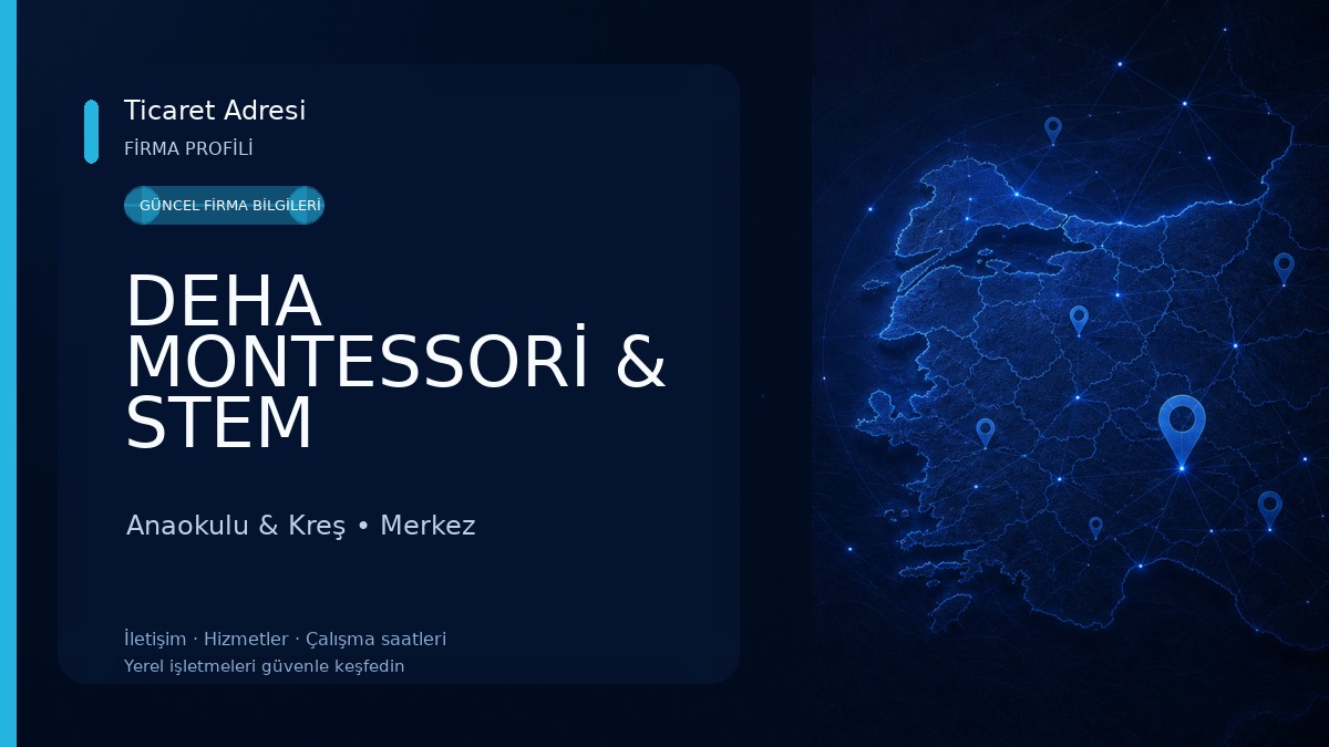 DEHA MONTESSORİ & STEM ANAOKULLARI Anaokulu & Kreş