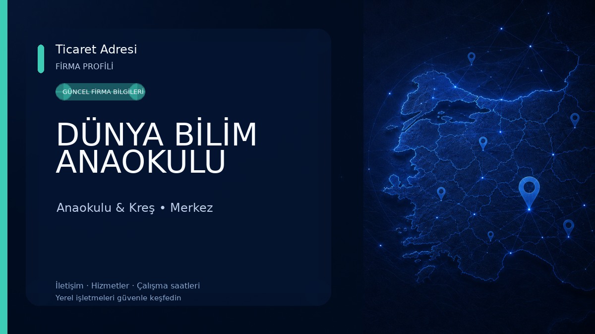 DÜNYA BİLİM ANAOKULU Anaokulu & Kreş