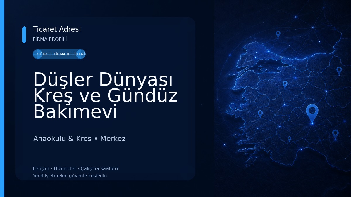 Düşler Dünyası Kreş ve Gündüz Bakımevi Anaokulu & Kreş