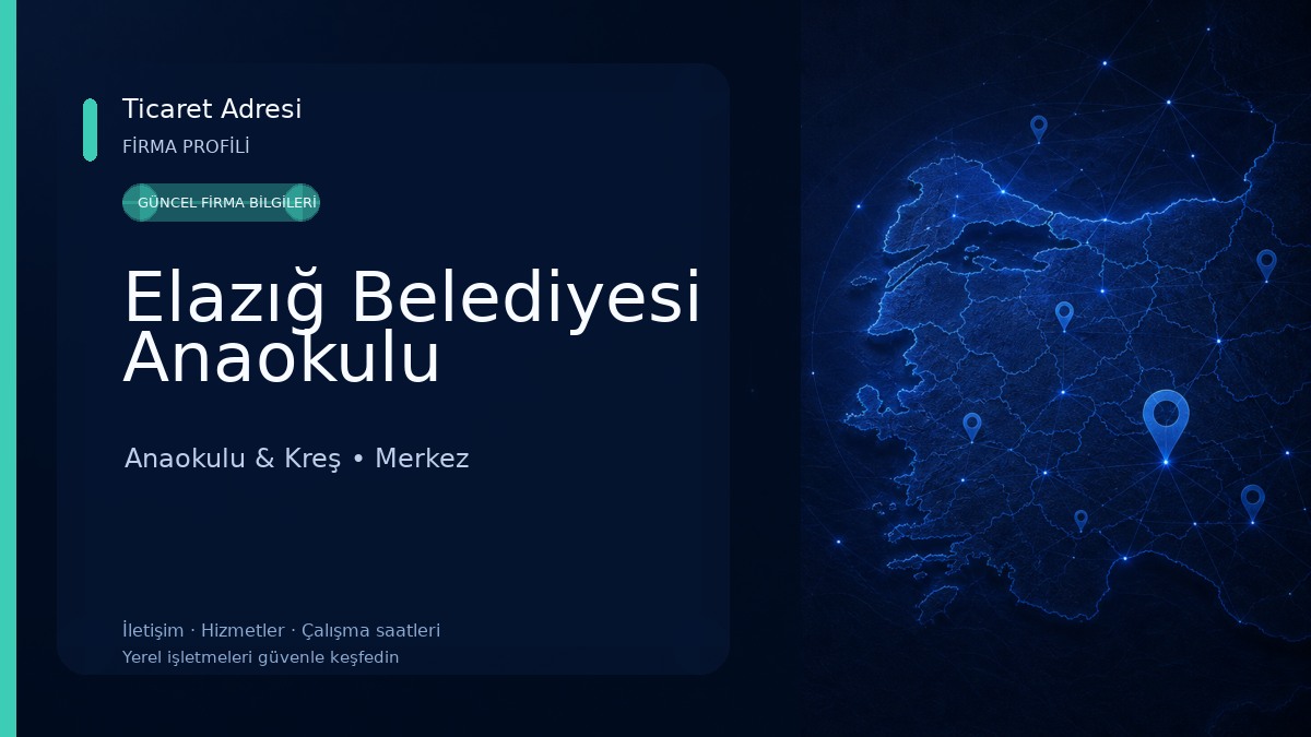 Elazığ Belediyesi Anaokulu Anaokulu & Kreş