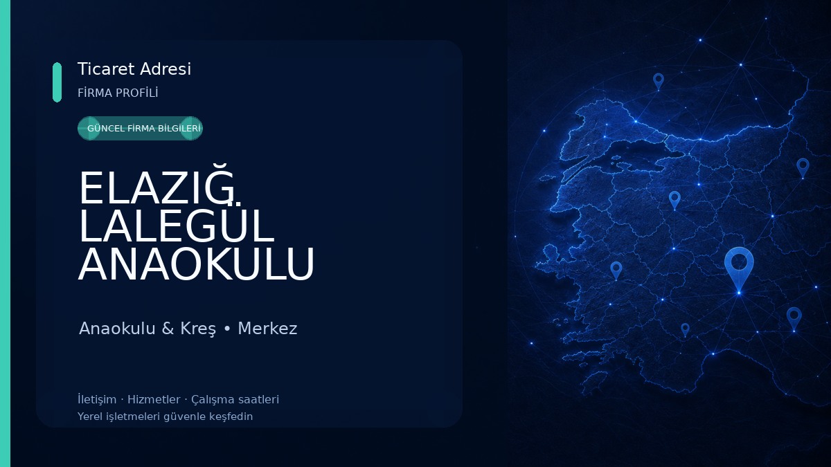 ELAZIĞ LALEGÜL ANAOKULU Anaokulu & Kreş