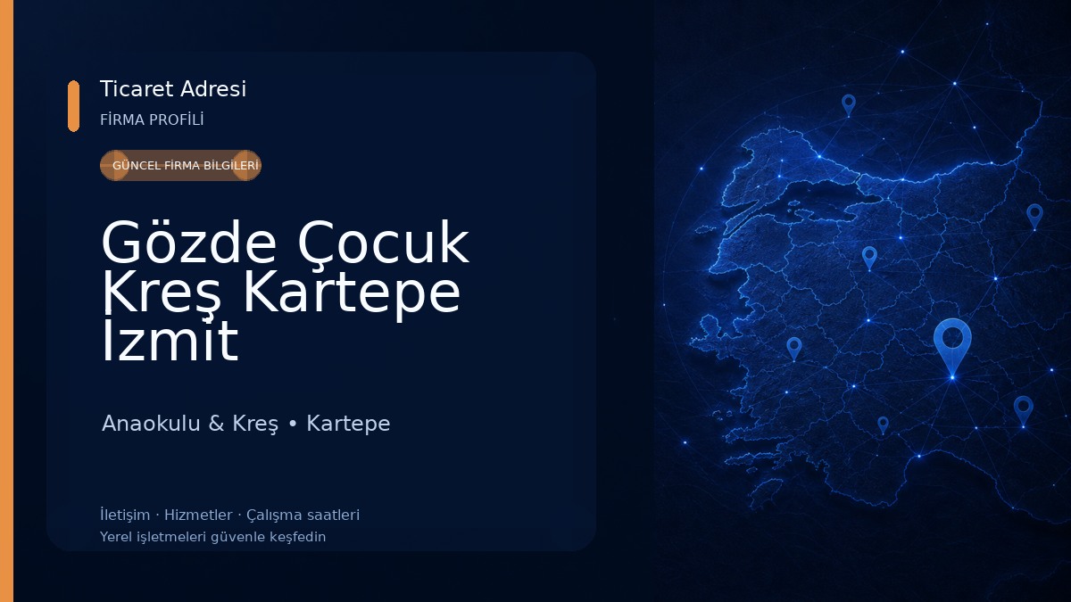 Gözde Çocuk Kreş Kartepe İzmit Anaokulu & Kreş