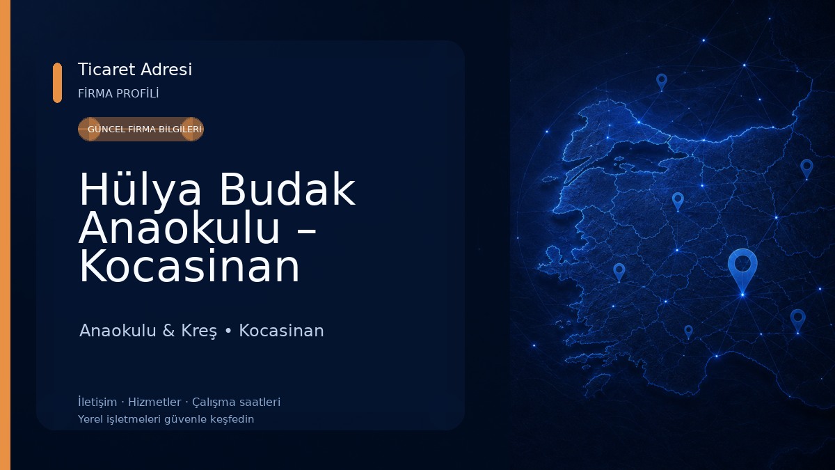 Hülya Budak Anaokulu – Kocasinan Kayseri 