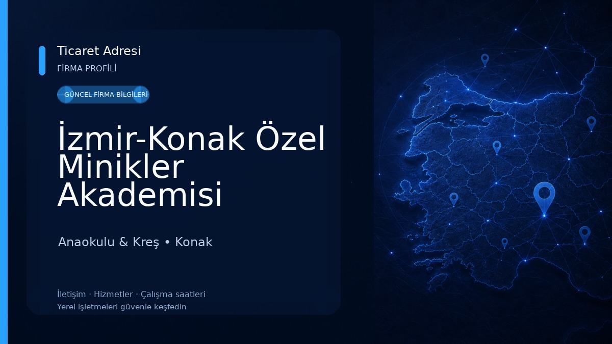 İzmir-Konak Özel Minikler Akademisi Anaokulu Anaokulu & Kreş