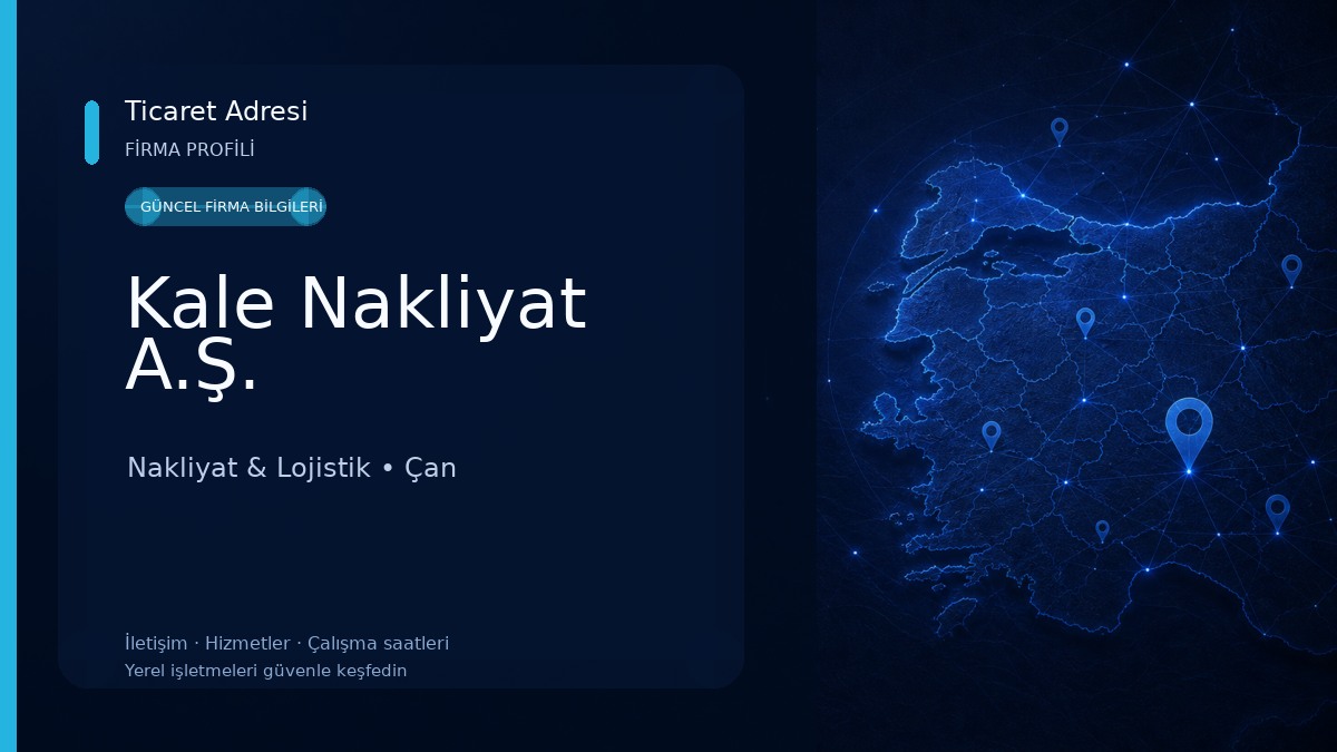 Kale Nakliyat A.Ş. Nakliyat & Lojistik