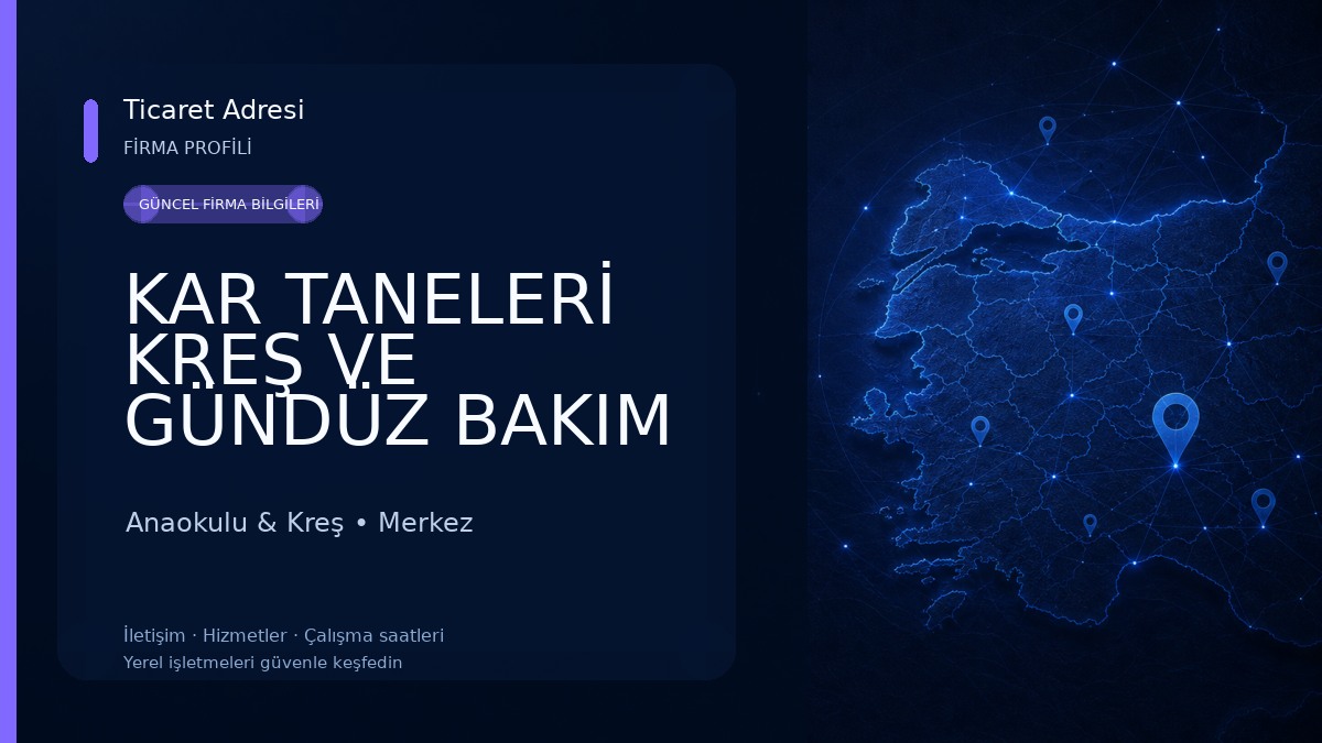 KAR TANELERİ KREŞ VE GÜNDÜZ BAKIM EVİ Anaokulu & Kreş