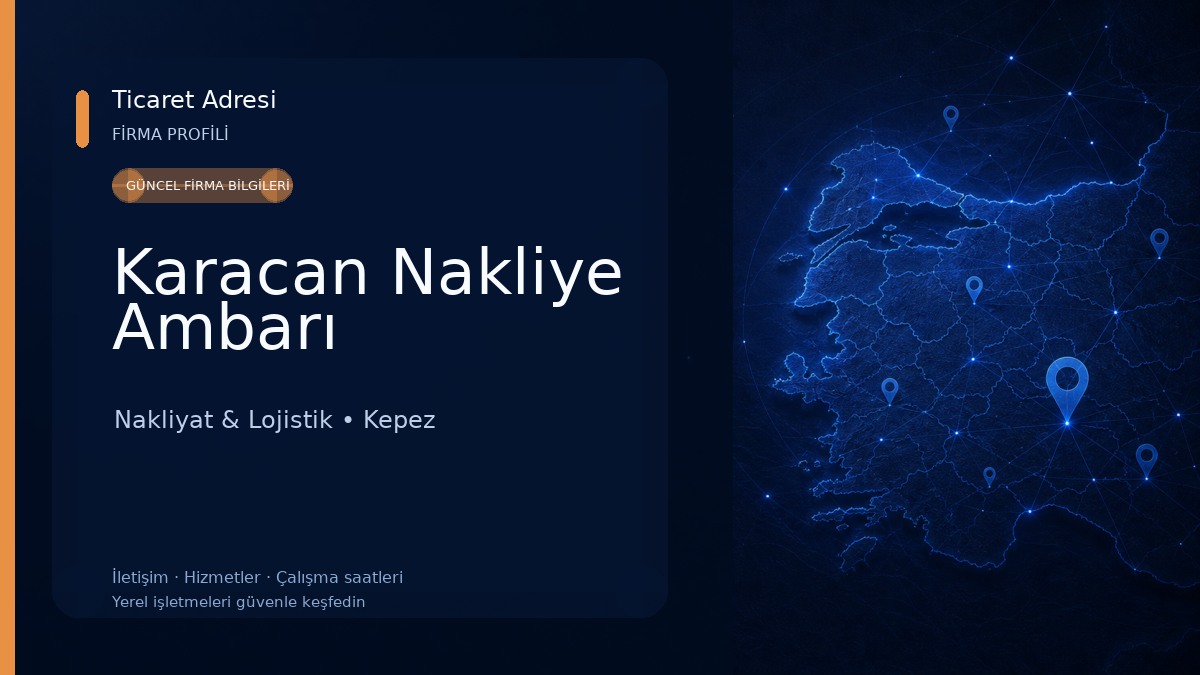 Karacan Nakliye Ambarı Nakliyat & Lojistik