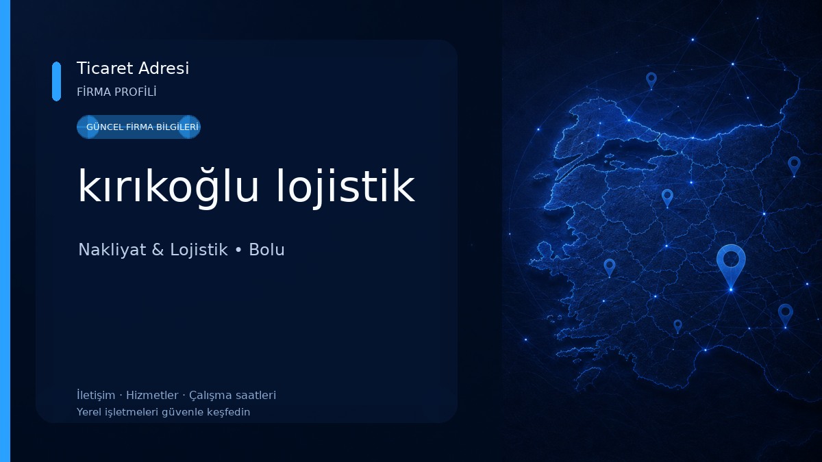 kırıkoğlu lojistik Nakliyat & Lojistik