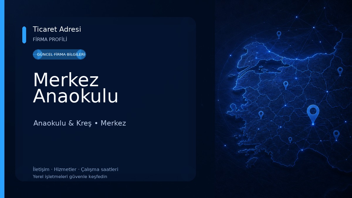 Merkez Anaokulu Anaokulu & Kreş