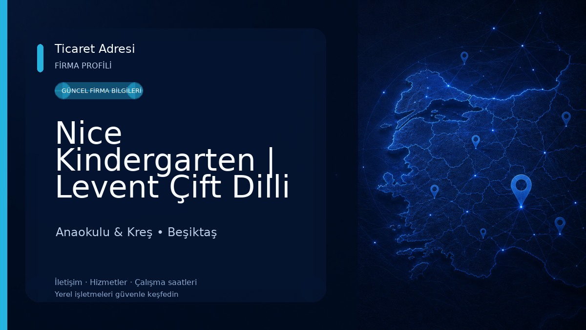 Nice Kindergarten | Levent Çift Dilli Anaokulu Anaokulu & Kreş