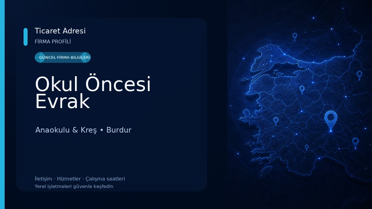 Okul Öncesi Evrak Anaokulu & Kreş