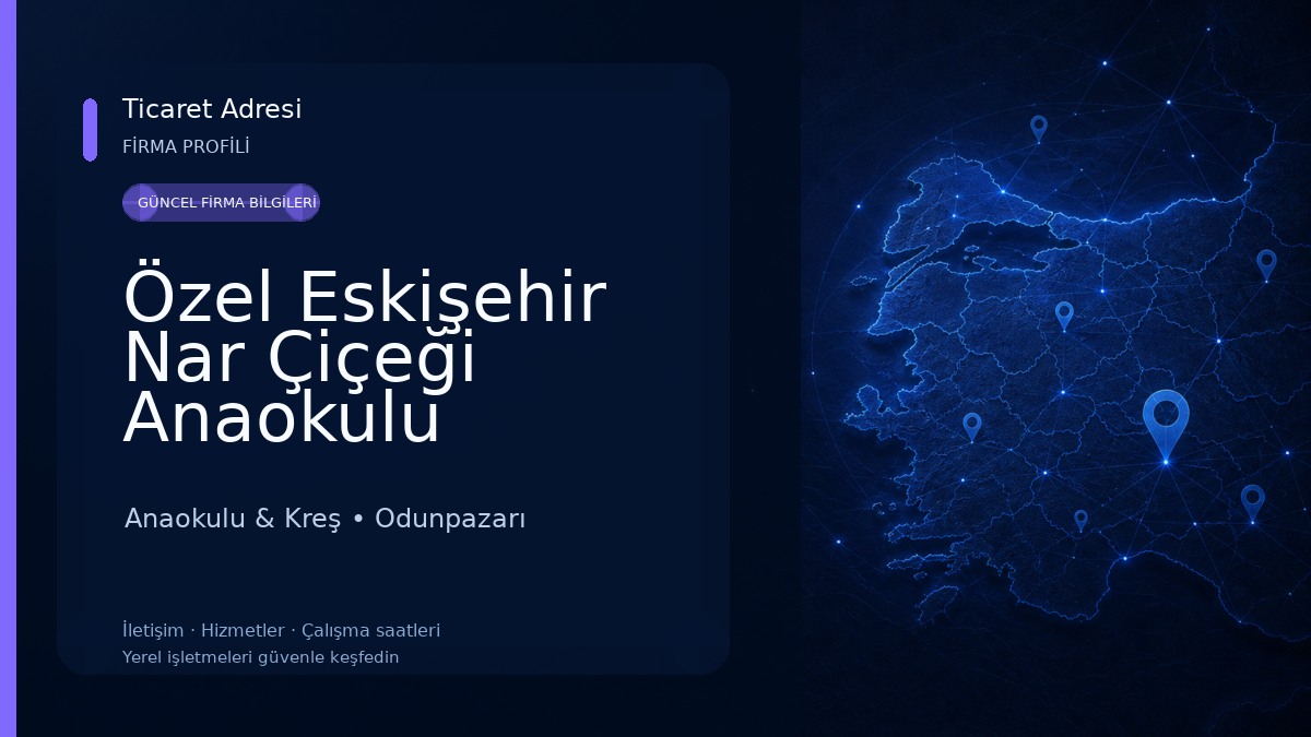 Özel Eskişehir Nar Çiçeği Anaokulu 