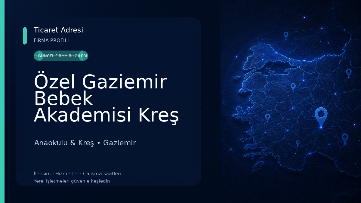 Özel Gaziemir Bebek Akademisi Kreş ve Anaokulu (0-6) Anaokulu & Kreş