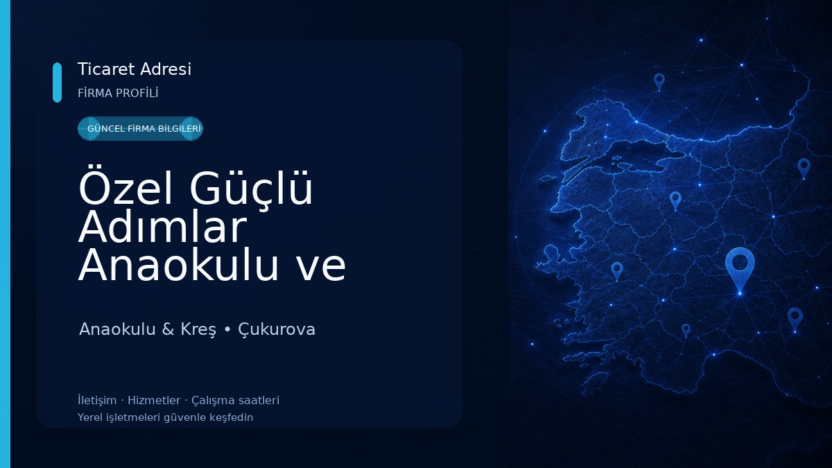 Özel Güçlü Adımlar Anaokulu ve Kreş Anaokulu & Kreş