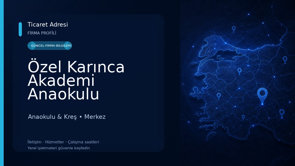 Özel Karınca Akademi Anaokulu