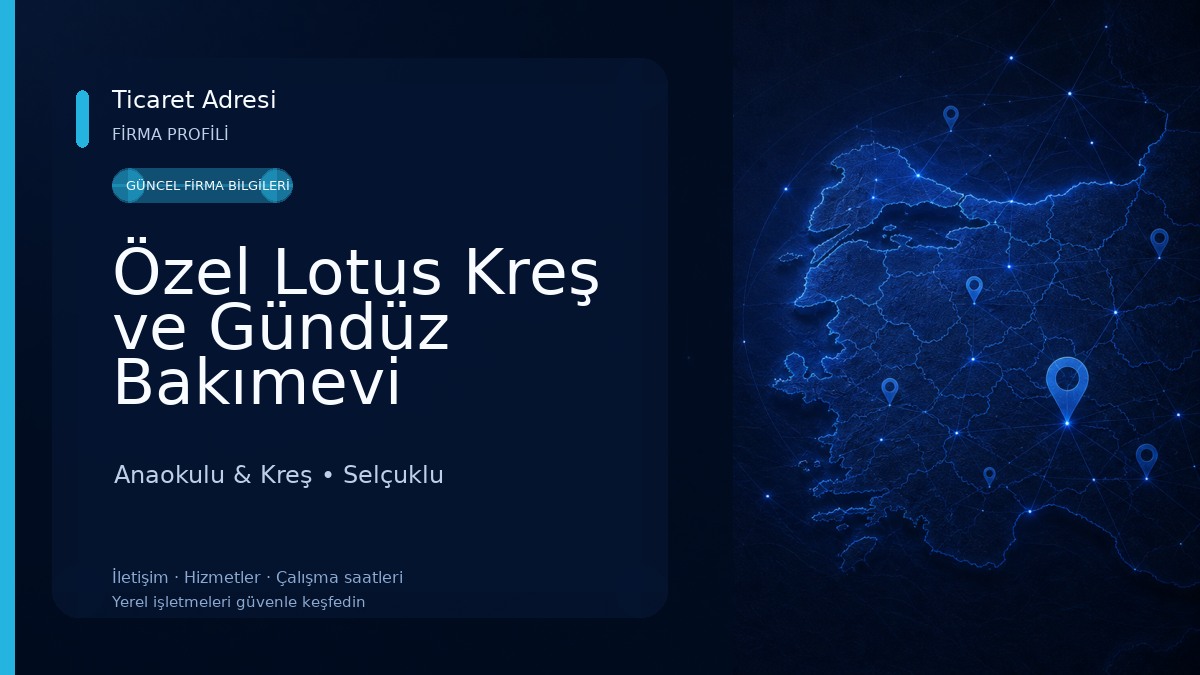 Özel Lotus Kreş ve Gündüz Bakımevi Anaokulu & Kreş
