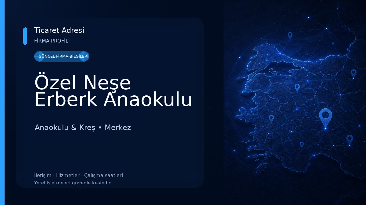 Özel Neşe Erberk Anaokulu Anaokulu & Kreş