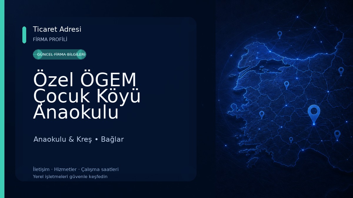 Özel ÖGEM Çocuk Köyü Anaokulu