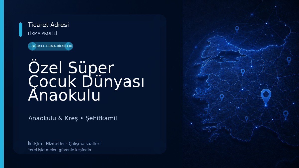 Özel Süper Çocuk Dünyası Anaokulu Anaokulu & Kreş