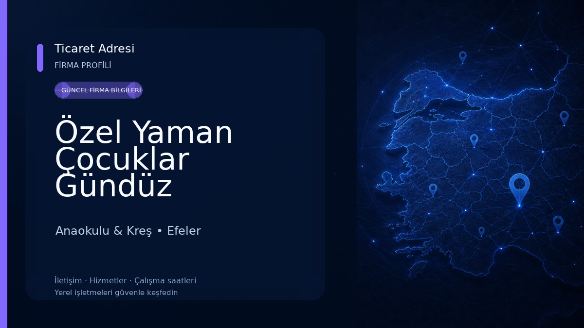 Özel Yaman Çocuklar Gündüz Bakımevi