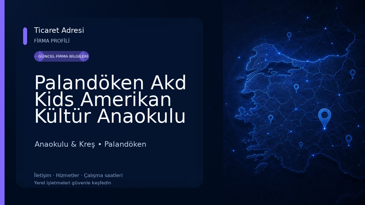 Palandöken Akd Kids Amerikan Kültür Anaokulu Anaokulu & Kreş