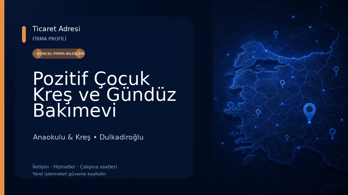 Pozitif Çocuk Kreş ve Gündüz Bakımevi Anaokulu & Kreş