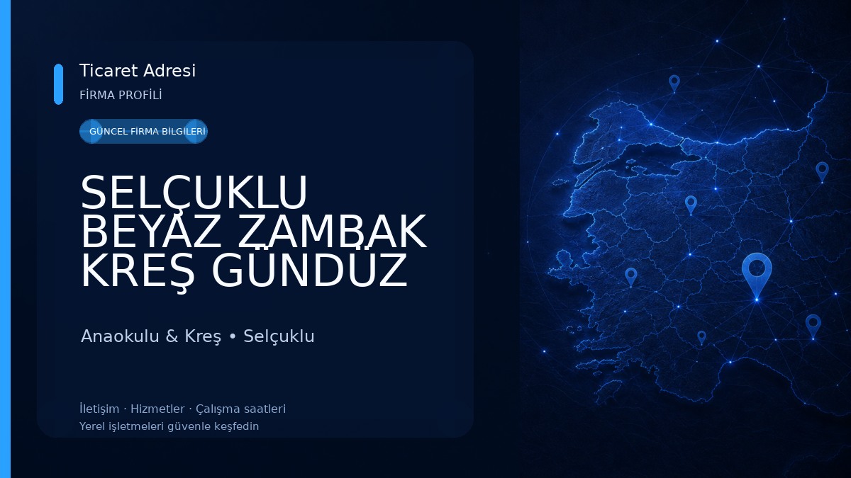 SELÇUKLU BEYAZ ZAMBAK KREŞ GÜNDÜZ BAKIMEVİ Anaokulu & Kreş