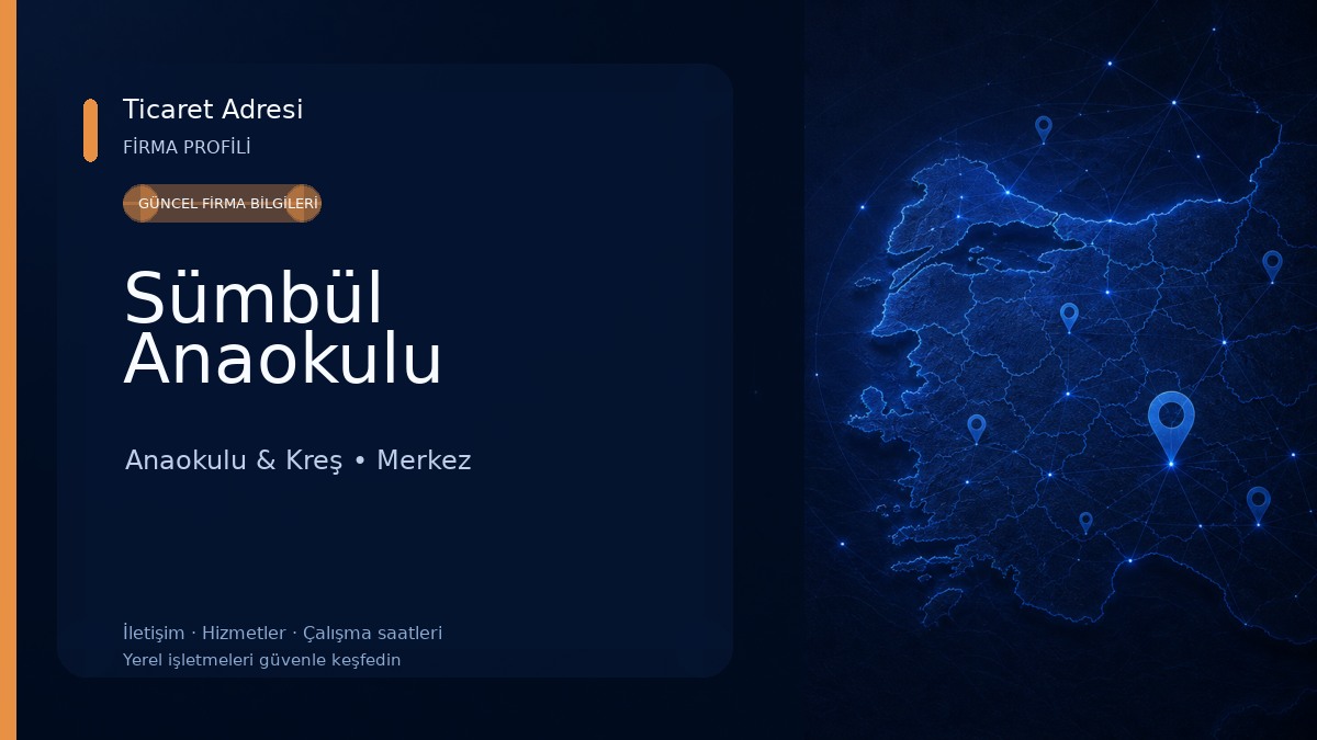 Sümbül Anaokulu Anaokulu & Kreş