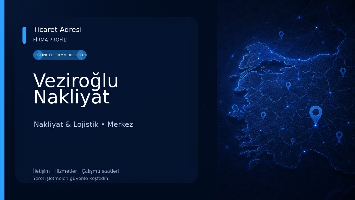Veziroğlu Nakliyat Nakliyat & Lojistik