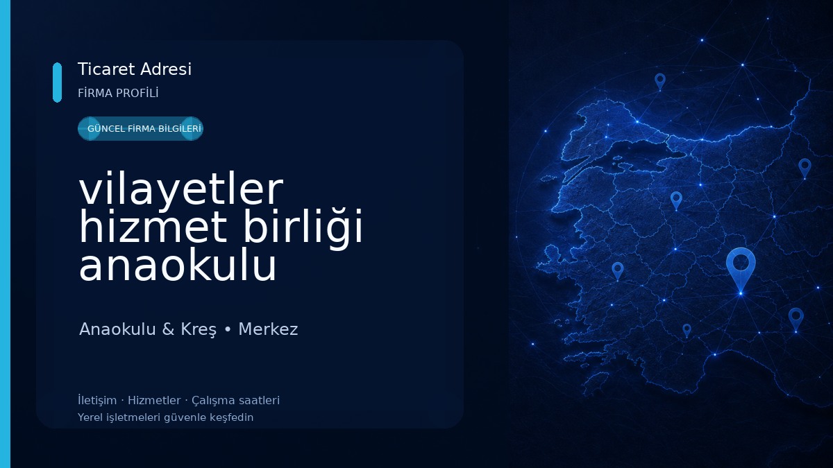 vilayetler hizmet birliği anaokulu Anaokulu & Kreş